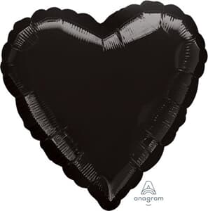 Anagram Heart Black 45cm