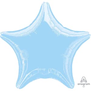 Anagram Star Metallic Pearl Pastel Blue 45cm