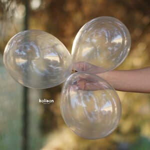 Kalisan Standard Transparent 12cm (5iin) Latex Balloon #