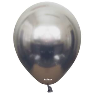 Kalisan Mirror Chrome Space Grey 5" (12cm) Latex Balloon