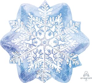 Let It Snow Flake Foil 46cm