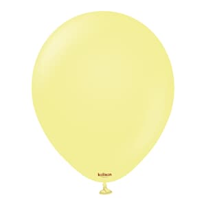 Kalisan Macaron Yellow 30cm (12iin) Latex Balloon