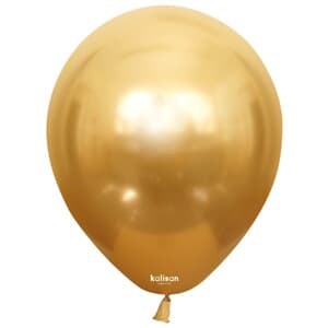 Kalisan Mirror Chrome Gold 30cm (12iin) Latex Balloon #