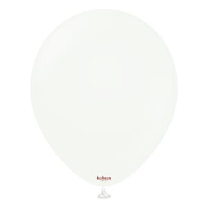 Kalisan Standard White 45cm (18iin) Latex Balloon -10
