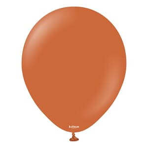 Kalisan Rust Orange 45cm (18iin) Latex Balloon -10
