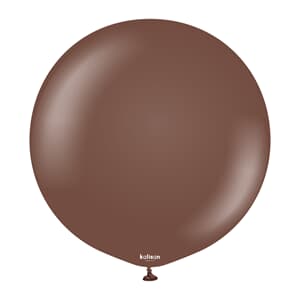Kalisan Chocolate Brown 60cm (24iin) Latex Balloon