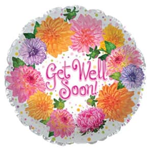 Get Well Crysantheums 11cm