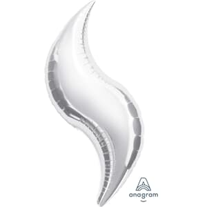 Curve Supershape Silver Foil 91cm