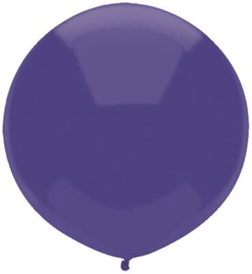 BSA 17" 43cm Round Outdoor Latex Balloons Regal Purple