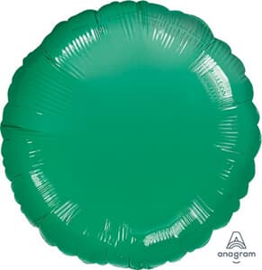 Anagram Circle Metallic Green 45cm