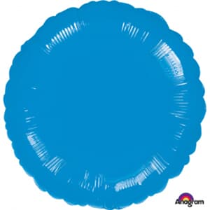 Anagram Circle Metallic Blue 45cm