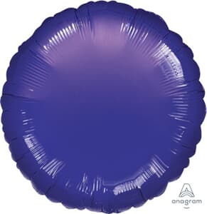 Anagram Circle Metallic Purple 45cm