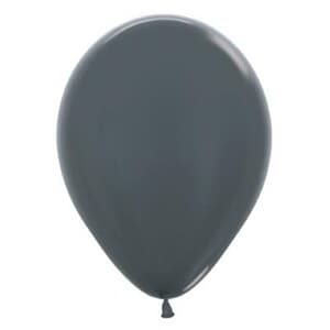 Metallic Graphite Sempertex Latex Balloon 12cm