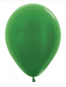 Sempertex Metallic Green Latex Balloon 5" (12cm)