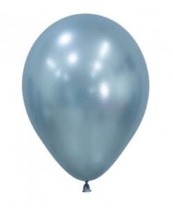 Sempertex Silk Artic Blue Latex Balloons 5" (12cm)