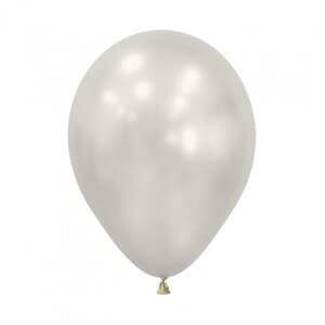 Sempertex Silk Oyster White Latex Balloons 5" (12cm)