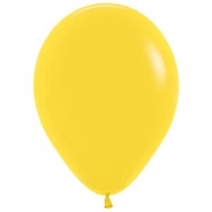 Sempertex Fashion Yellow Latex Balloon 30cm