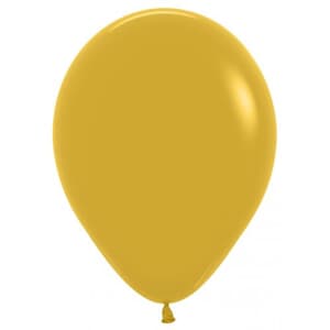 Fashion Mustard Sempertex Latex Balloon 30cm