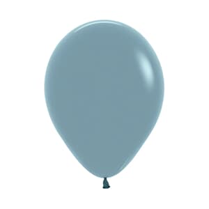 Sempertex Pastel Dusk Blue Latex Balloon 30cm