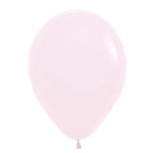 Sempertex Pastel Matte Pink Latex Balloon 30cm