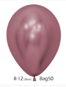 Sempertex Reflex Pink Latex Balloon 30cm