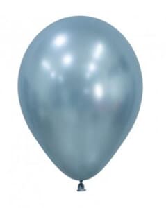 Sempertex Silk Artic Blue Latex Balloons 30cm