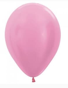 Sempertex Satin Pink Latex Balloon 30cm