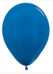 Sempertex Metallic Royal Blue Latex Balloon 30cm