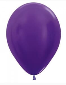 Sempertex Metallic Violet Latex Balloon 30cm