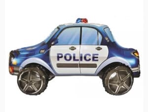 Standing Airz Police Car 45x88x39cm
