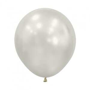 Sempertex Silk Oyster White Latex Balloon 45cm