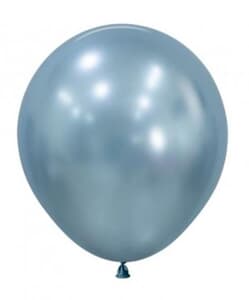 Sempertex Silk Artic Blue Latex Balloon 45cm