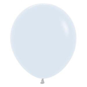 Sempertex Fashion White Latex Balloon 45cm