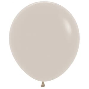 Sempertex Fashion White Sand Latex Balloon 45cm