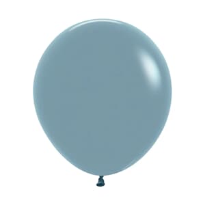 Sempertex Pastel Dusk Blue Latex Balloon 45cm