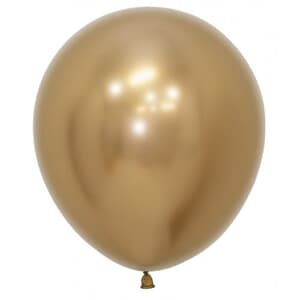 Sempertex Reflex Gold Latex Balloon 46cm