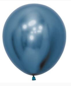Sempertex Reflex Blue Latex Balloon 46cm
