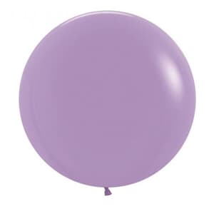 Fashion Lilac Round Sempertex Latex Balloon 60cm