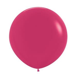 Fashion Raspberry Round Sempertex Latex Balloon 60cm