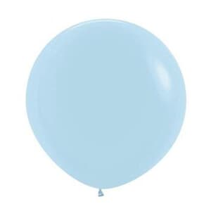 Sempertex Pastel Matte Blue Latex Balloon 60cm