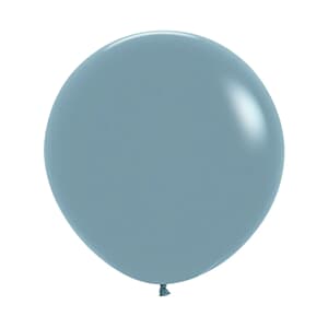 Sempertex Pastel Dusk Blue Latex Balloon 60cm