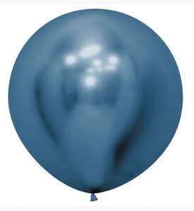 Sempertex Reflex Blue Latex Balloon 60cm Pack of 3