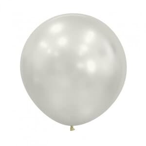 Sempertex Silk Oyster White Latex Balloon 60cm Pack of 3