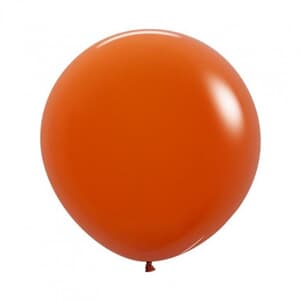 Sempertex Fashion Sunset Orange Latex Balloon 60cm