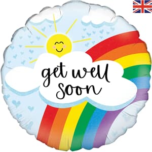 Oaktree Get Well Soon Holographic 45cm Foil