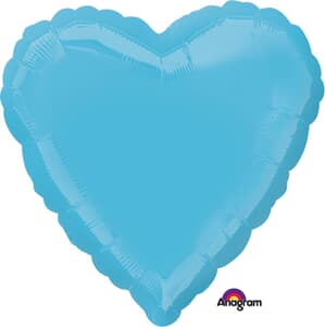 Anagram Heart Caribbean Blue 45cm