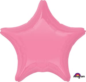 Anagram Star Bright Bubble Gum Pink 45cm