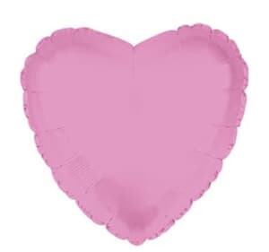 Pink Foil Heart 11cm
