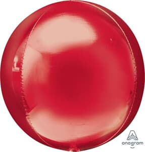 Orbz Dazzling Red Solid Colour 38cm x 40cm