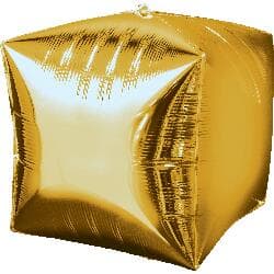 Cubez Gold Solid Colour 38cm x 38cm not due till 8th jan